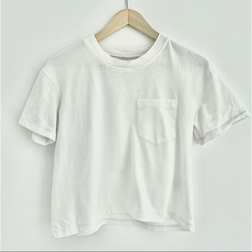 SOLD  Cropped Pocket T Shirt